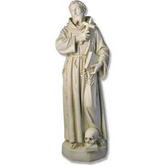St Francis (Skull & Cross 63 Large Religious Sculpture - XoticBrands Home Decor