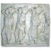 Urn Carrier Frieze Animal Wall Sculpture, Home Decor, XoticBrands, XoticBrands Home Decor