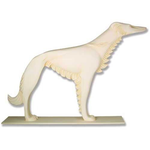 Russian Wolfhound Deco 38 Garden Animal Statue - XoticBrands Home Decor