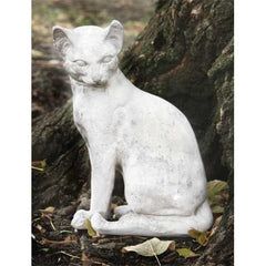 Cat Waiting 13 Animal Sculpture, Home Decor, XoticBrands, XoticBrands Home Decor