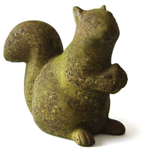 Squirrel With Acorn Garden Animal Statue - XoticBrands Home Decor
