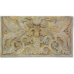 Two Bird Plaque 12.5 Sculpture - Wall, Wall, XoticBrands, XoticBrands Home Decor