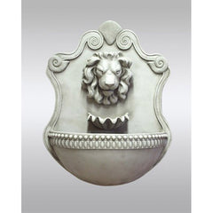 Lion & Shell Wall Fountain Animal Seasonal Sculpture, Home Decor, XoticBrands, XoticBrands Home Decor