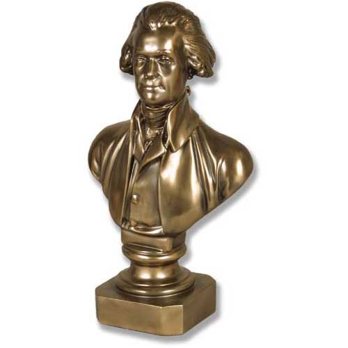 Thomas Jefferson By Houdon Sculpture - Busts, Busts, XoticBrands, XoticBrands Home Decor