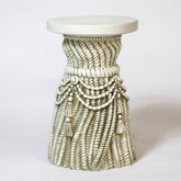 Tassel Pedestal 18' Animal Architectural Sculpture, Home Decor, XoticBrands, XoticBrands Home Decor