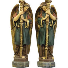 Majestic Guardian Set 52" H Classical Sculpture - XoticBrands Home Decor