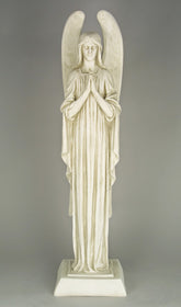 Somber Angel 40 Animal Angel Sculpture, Home Decor, XoticBrands, XoticBrands Home Decor
