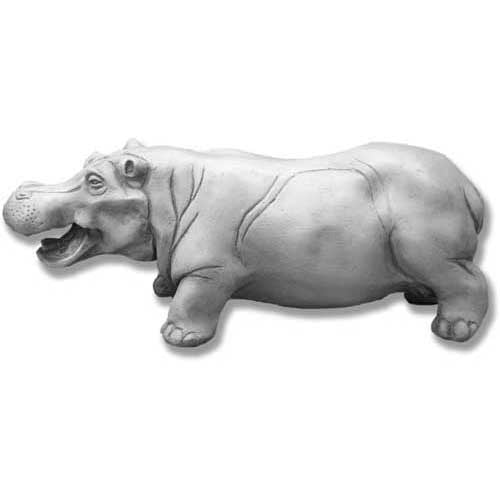 Hippo Garden Animal Statue - XoticBrands Home Decor