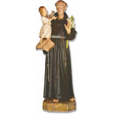 Saint Anthony With Child 53 Large Religious Sculpture - XoticBrands Home Decor