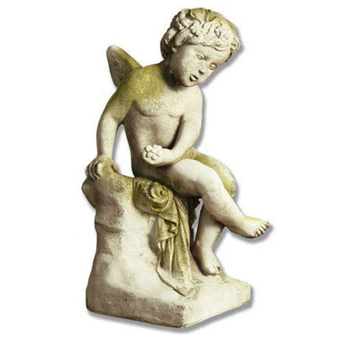 Single Cherub 21 Garden Angel Statue - XoticBrands Home Decor