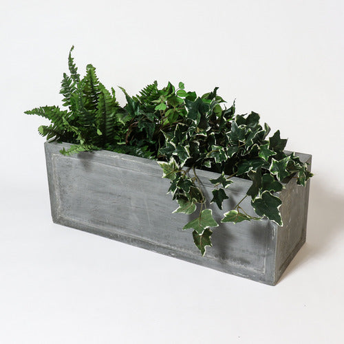 SLEEK WINDOW BOX Planters Sculpture, Home Decor, XoticBrands, XoticBrands Home Decor