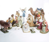Nativity Set-24H Animal Religious Sculpture, Religious Decor, XoticBrands, XoticBrands Home Decor