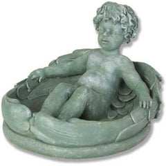 Baby Birdfeeder Garden Angel Statue - XoticBrands Home Decor