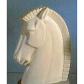 Deco Horse Hd N/B Animal Sculpture, Home Decor, XoticBrands, XoticBrands Home Decor