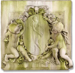 Labelle Demoiselle Cherub Plq - Architectural Over Decor Plaques - XoticBrands Home Decor
