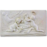 Cherubs Of Springtime Plaque Garden Angel Statue - XoticBrands Home Decor