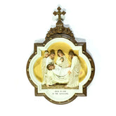 Chapel Wall Plaque Station #14 Color Animal Religious Sculpture, Religious Decor, XoticBrands, XoticBrands Home Decor