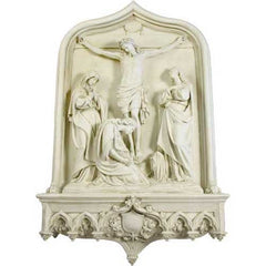 Crucifixion Scene Wall 64 Religious Sculpture - XoticBrands Home Decor