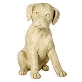 Lab Puppy 13.5 Animal Sculpture, Home Decor, XoticBrands, XoticBrands Home Decor