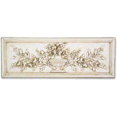 Rose Urn Relief 33 W - Architectural Over Decor Plaques - XoticBrands Home Decor