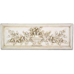 Rose Urn Relief 33 W - Architectural Over Decor Plaques - XoticBrands Home Decor