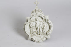 Chapel Wall Plaque Station #12 Religious Sculpture, Religious Decor, XoticBrands, XoticBrands Home Decor