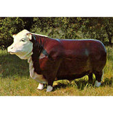 Western Steer Animal Sculpture, Home Decor, XoticBrands, XoticBrands Home Decor