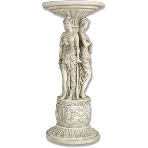 Tario Graces Pedestal - Pedestal Sculpture - XoticBrands Home Decor