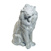 Sitting Lion De Bagni Delucca Sculpture - Animals, Animals, XoticBrands, XoticBrands Home Decor