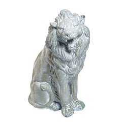 Sitting Lion De Bagni Delucca Sculpture - Animals, Animals, XoticBrands, XoticBrands Home Decor
