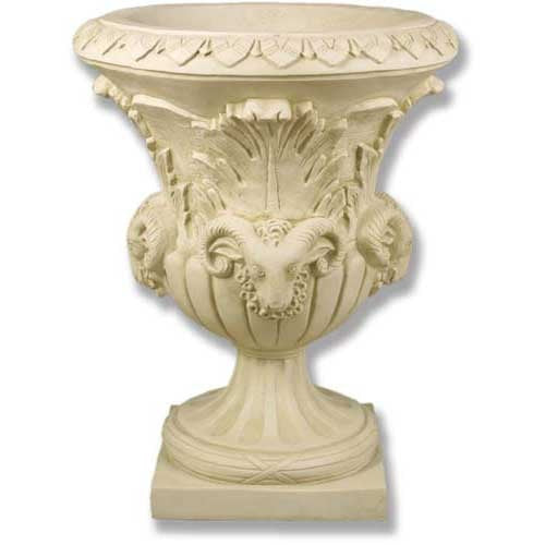 Four Headed Ram Pot - Architectural Urns - XoticBrands Home Decor