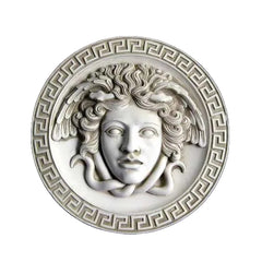 SEE F7274-STN Medusa Plaque 8 Animal Busts Sculpture, Home Decor, XoticBrands, XoticBrands Home Decor