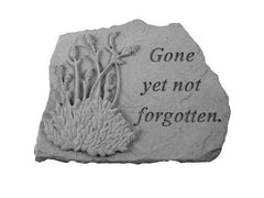 Gone Yet Not Forgotten...W/Lavendar Memorial Garden Stone - XoticBrands Home Decor