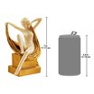 Timeless Elegance: Art Deco Nude French Maiden Statue for Desktops and Tables