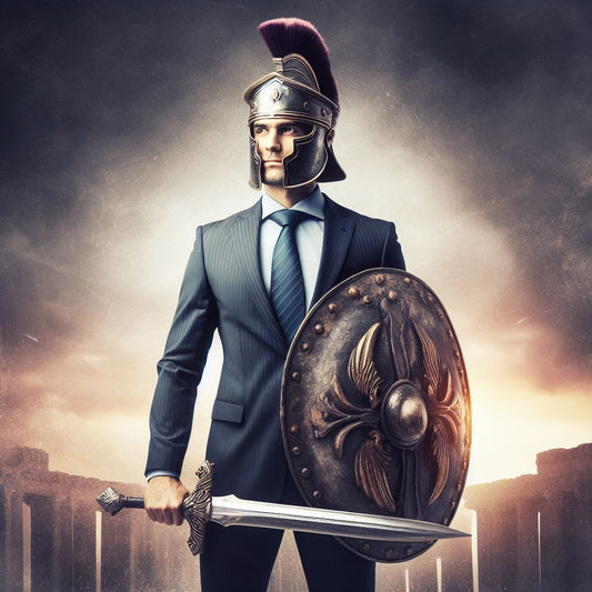 roman soldier statue in 21st century
