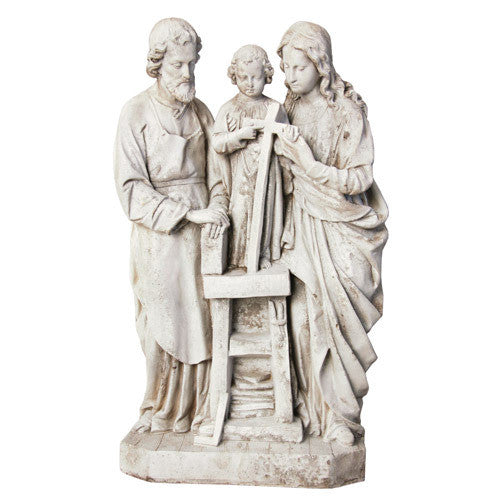 Bring Timeless Serenity to Your Space with the La Famiglia Santa Religious Holy Family Garden Sculpture