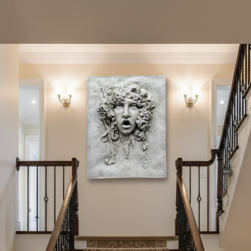 Capture the Essence: Vappa Plaque - Wall Decor Sculpture Statue