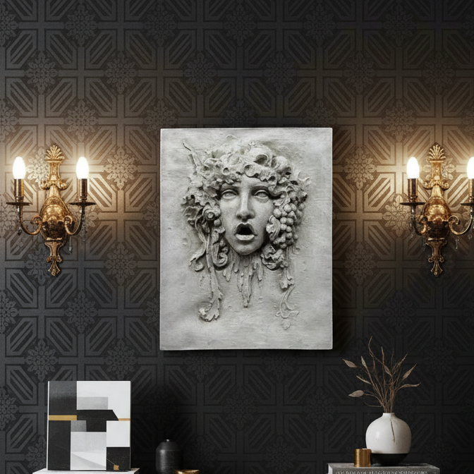 Capture the Essence: Vappa Plaque - Wall Decor Sculpture Statue