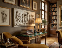 Apollo And Muse Frieze  Wall Decor