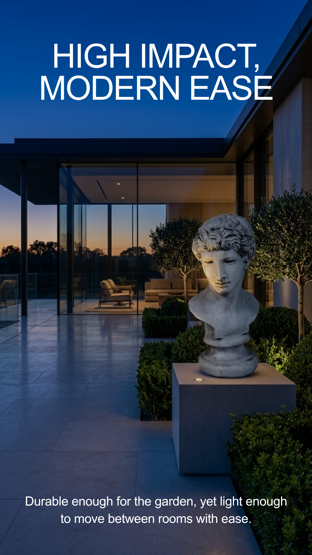 Hellenic Excellence: Greek Athlete Bust Sculpture