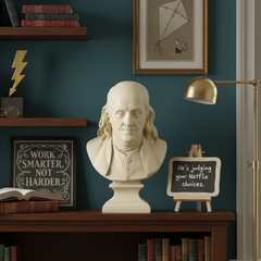 Benjamin Franklin Bust by Houdon - A Timeless Tribute to Benjamin Franklin