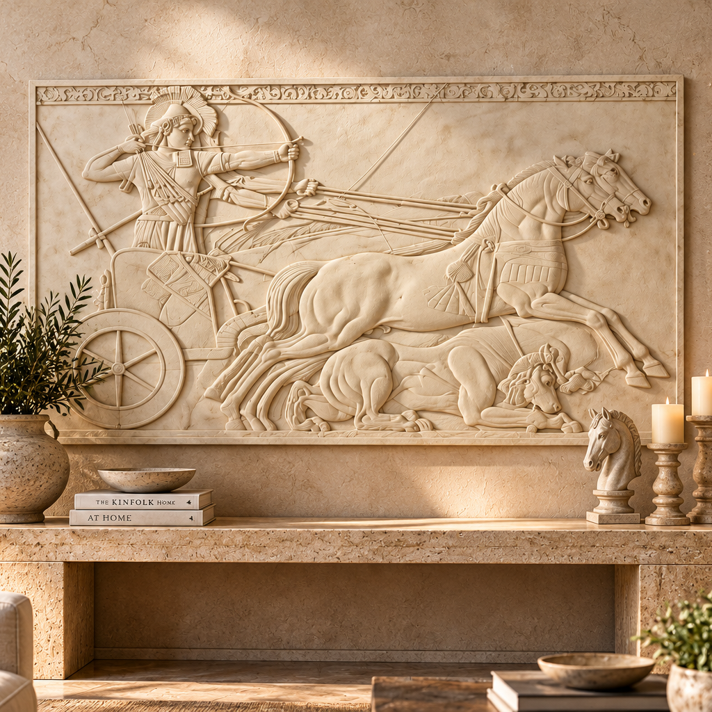 Assyrian Hunting Frieze  Wall Decor