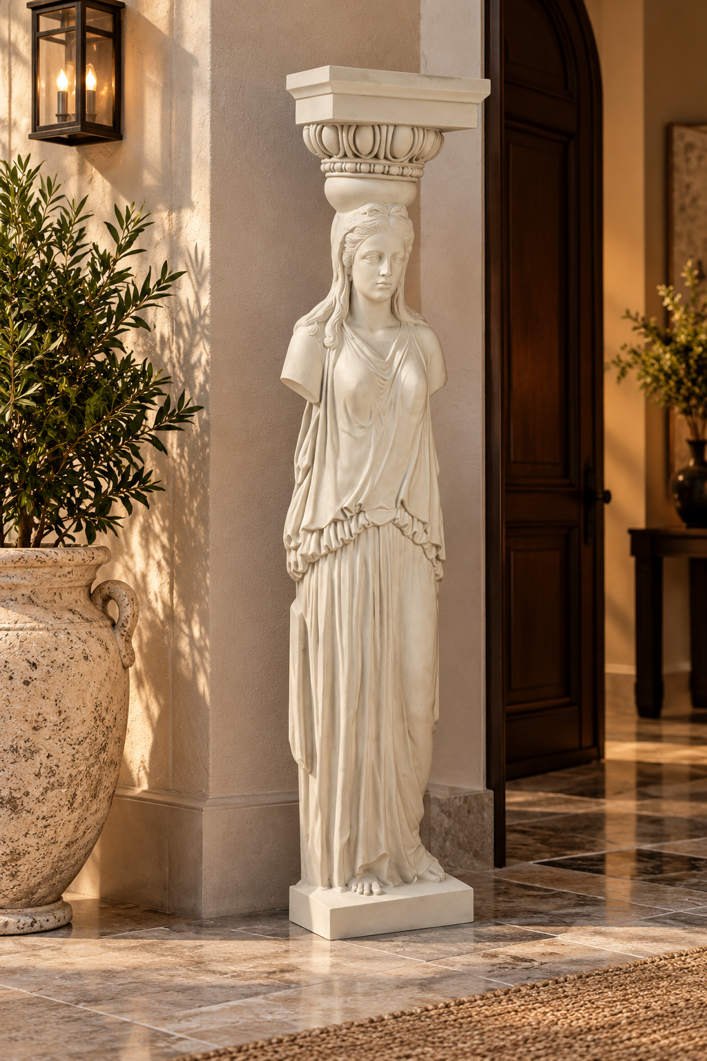 Athenian Caryatid 1 Sided 78 - Architectural   Caryatids