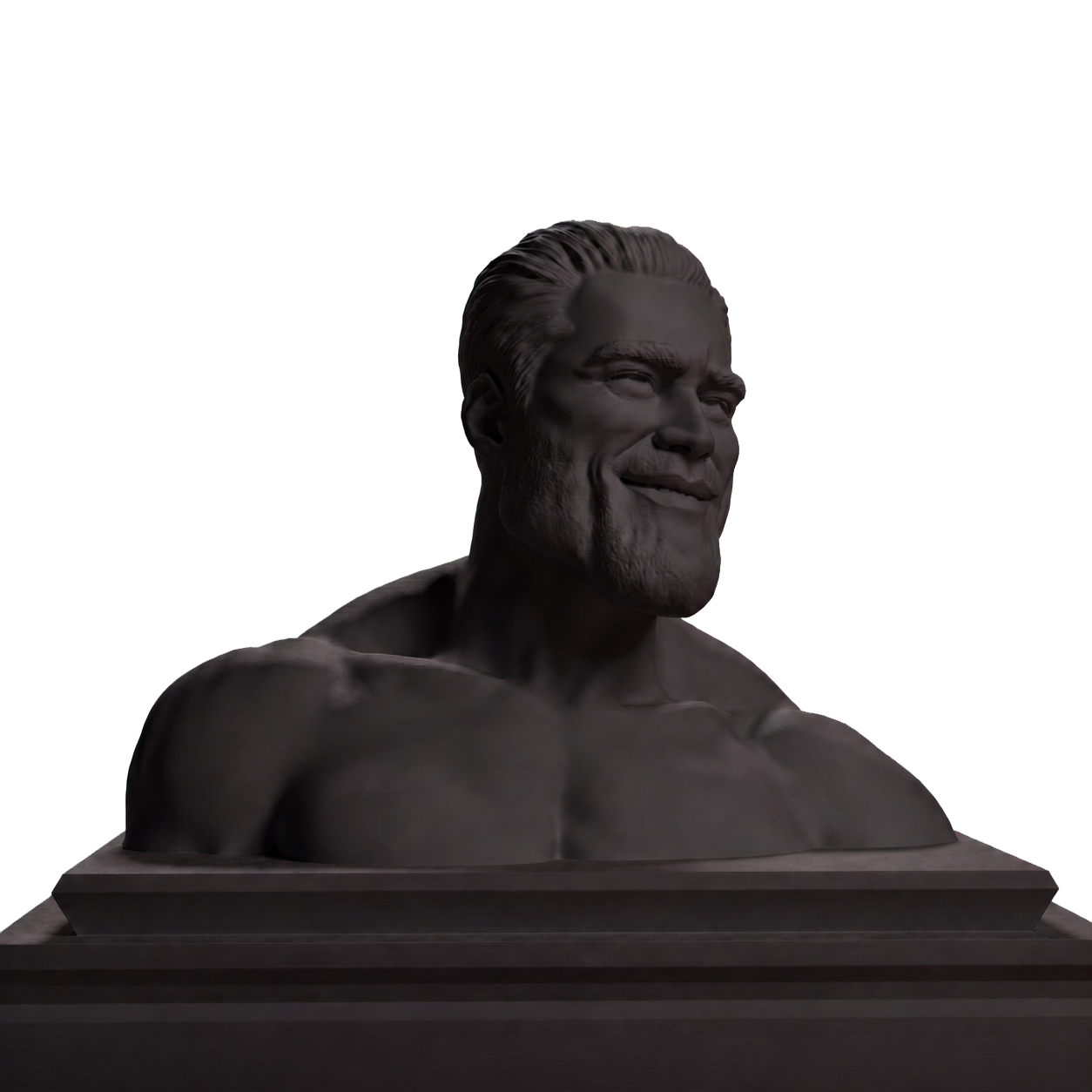 Giga Chad Meme Bust
