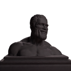 Giga Chad Meme Bust