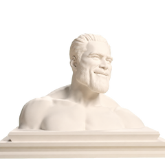 Giga Chad Meme Bust