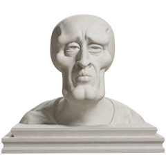 Handsome Squidward Meme Bust