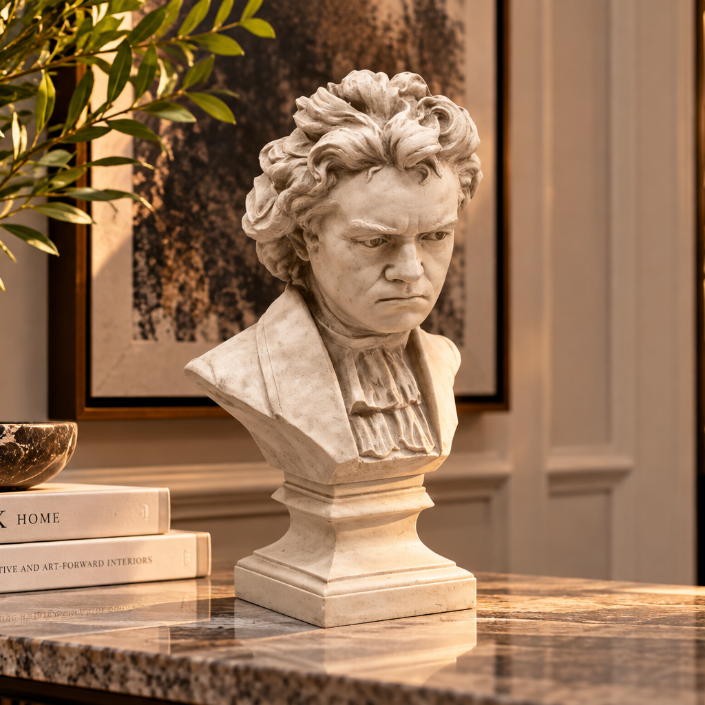Beethoven Bust With Shirt 26 -  Composers Busts
