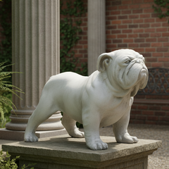 Mighty Bulldog: The Majestic Bulldog Animal Sculpture