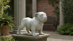 Bulldog Animal Statue – Mighty Majestic Handcrafted Sculpture